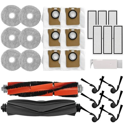 Robot Vacuum Kit for Maintenance - Main Brush & Rubber Side Brush