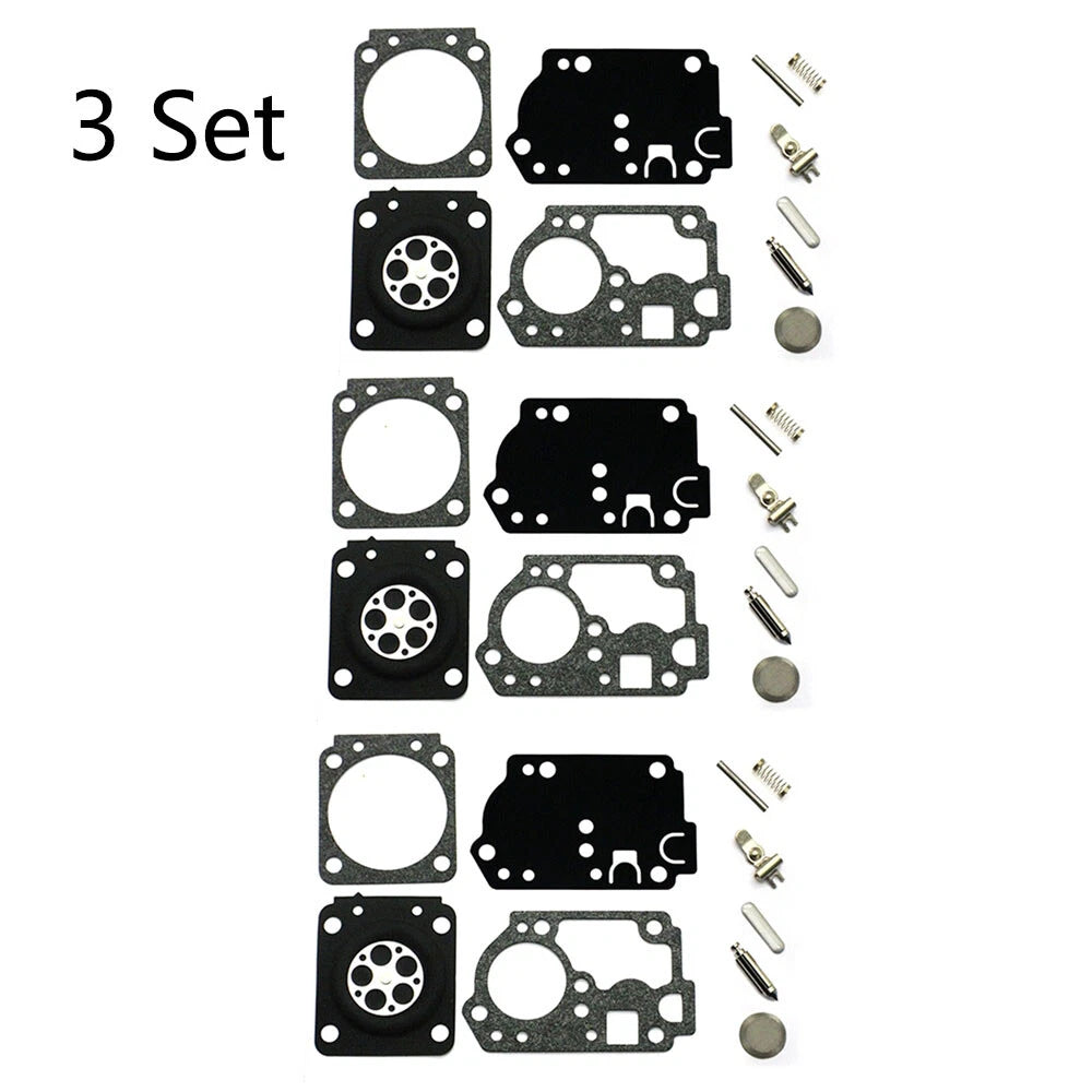 3X Carburetor Rebuild Kit for Poulan PP330 PP335 (ZAMA RB-168 C1M-W44)