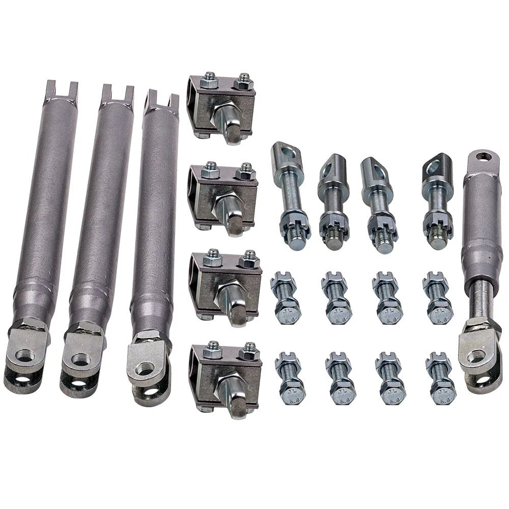 Sidecar Installation Set 3 Long Struts 1 Short Strut for Honda Kawasaki Suzuki