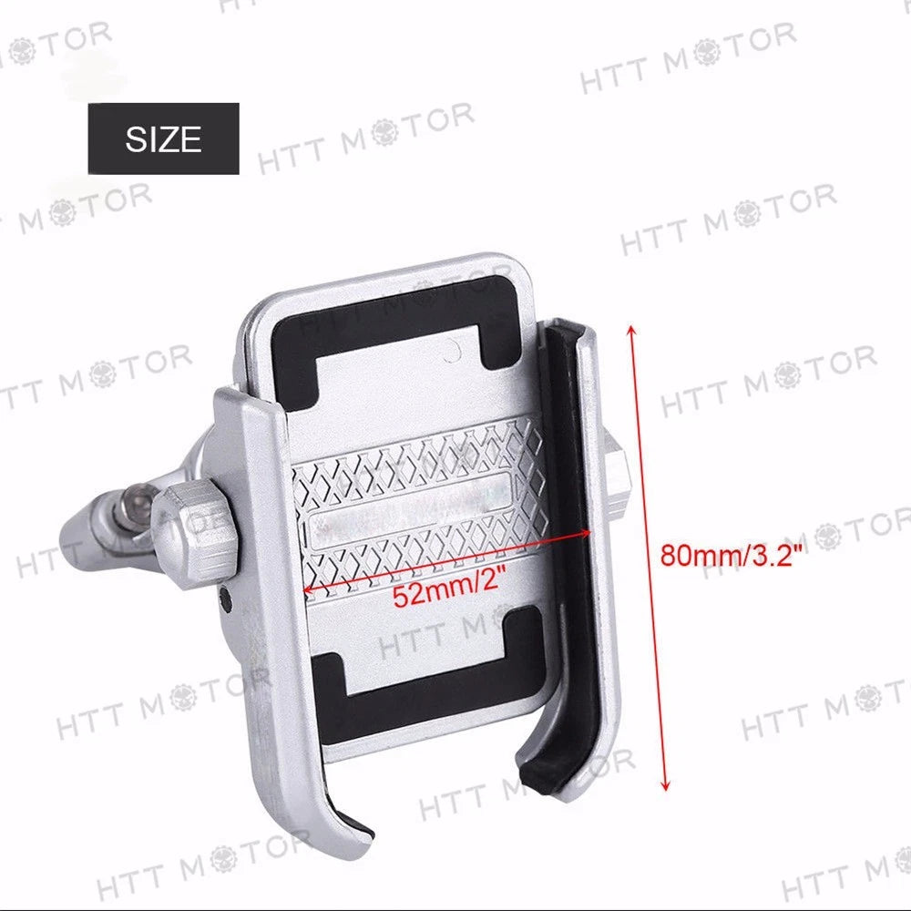 Adjustable Phone Holder Bracket for Motorcycle (4-6")