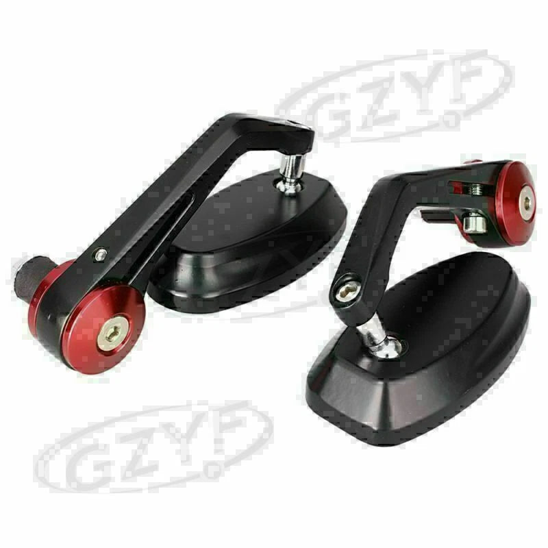 7/8" Handle Bar End Rearview Mirrors for Harley Davidson (Universal)