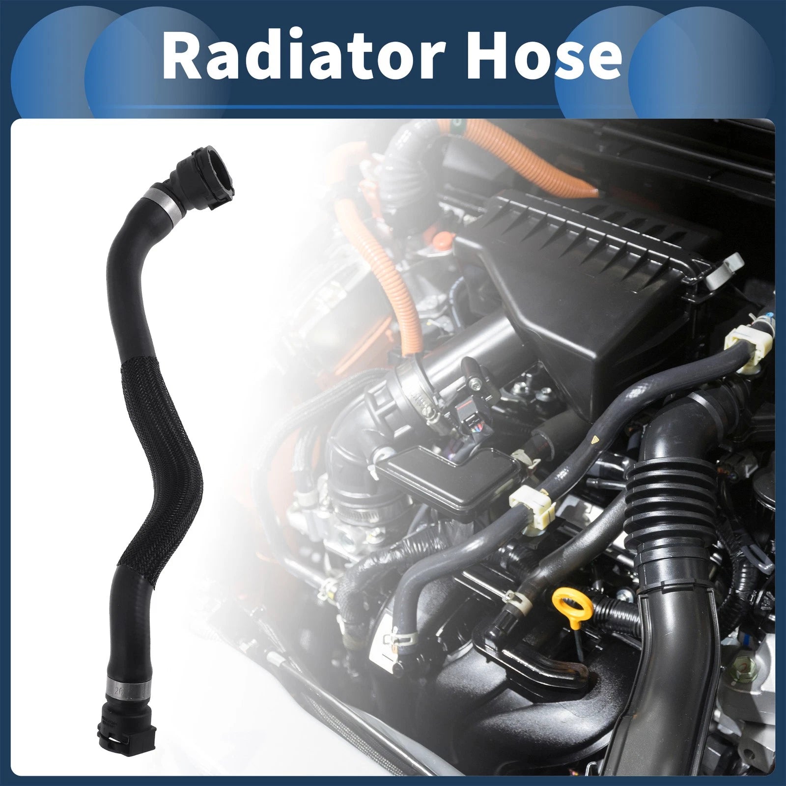 Radiator Hose Replacement for BMW X1 and Z4 2012–2015 Rubber