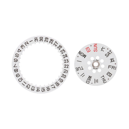 Watch Movement Week Calendar Dial Set for 8200 8205