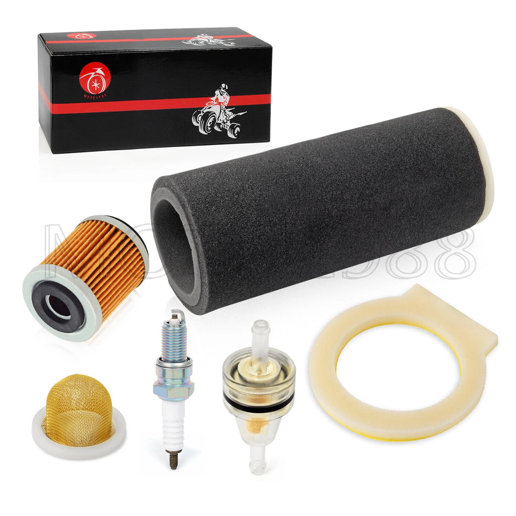 Air Filter Foam, Spark Plug, Oil Strainer & Oil Filter for Yamaha Warrior 350 (1987–2004)