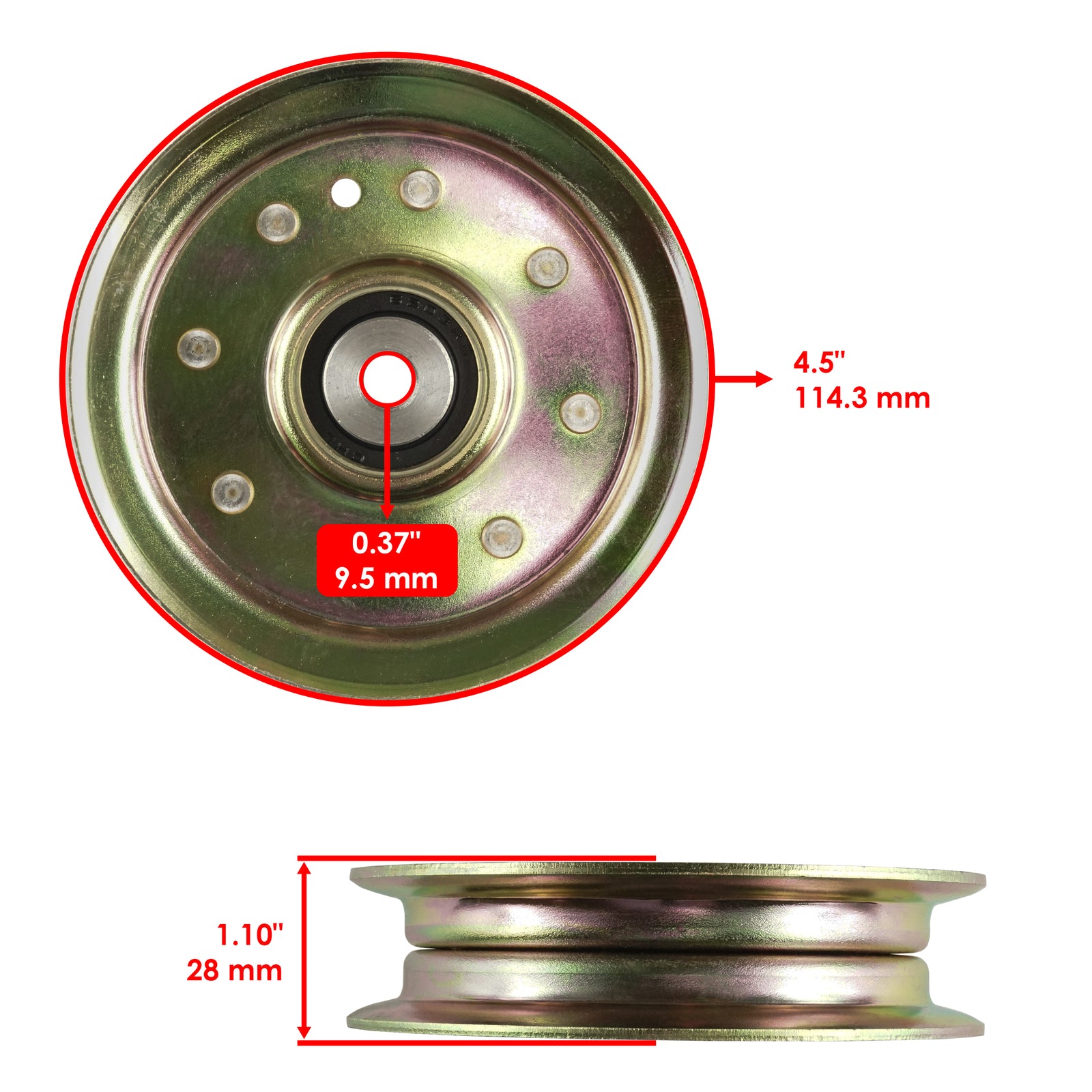 Engine Pulley Replacement for Husqvarna FD52 FD61 MZ28 MZ54 MZ52 (1990–2020)