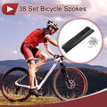 Bicycle Spokes Set 223mm Carbon Steel for 13G Wheel (38 Pack)