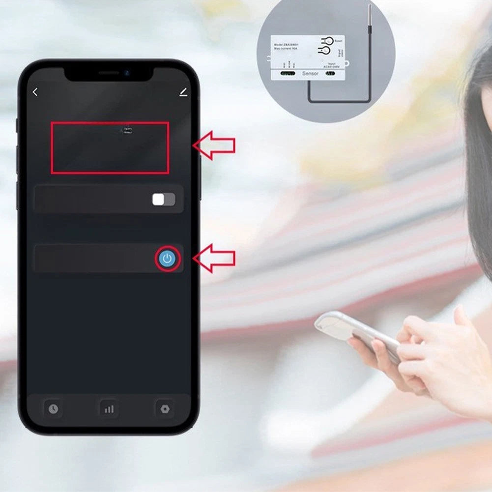 Zigbee Temperature Monitoring Device with Waterproof Probe (1m/2m)