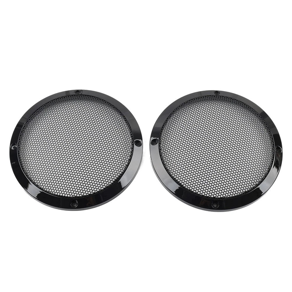6.5" Saddlebag Lid Speaker Grill Cover for Harley Road Electra Street Glide (1983–Present)
