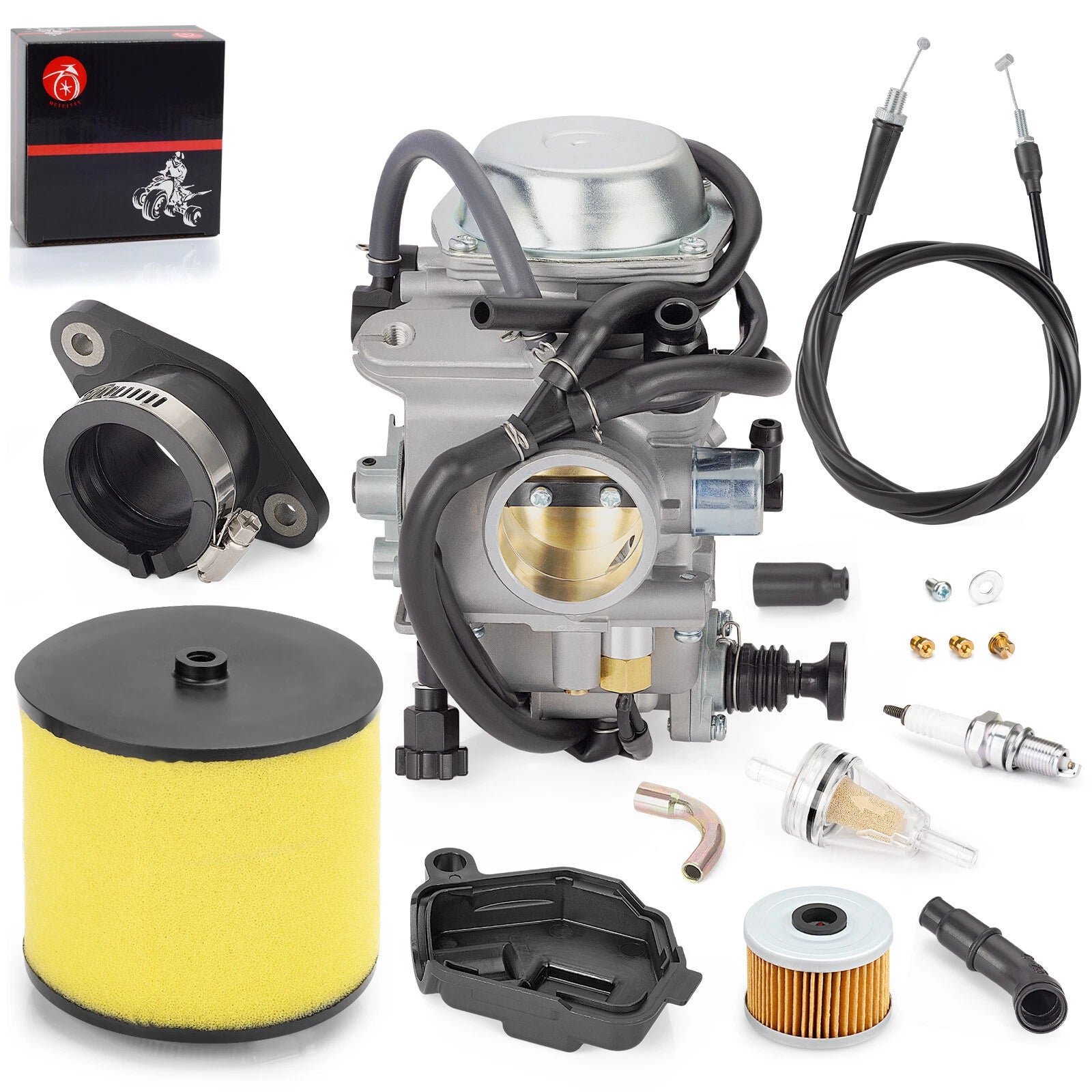 Carburetor Kit for Honda Foreman 450 TRX450 Rancher 350 TRX350 (2000–2006) 16100-HN0-A00