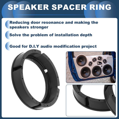 Set of 2 Speaker Spacer Rings for Volkswagen Golf MK4 (1999–2006)