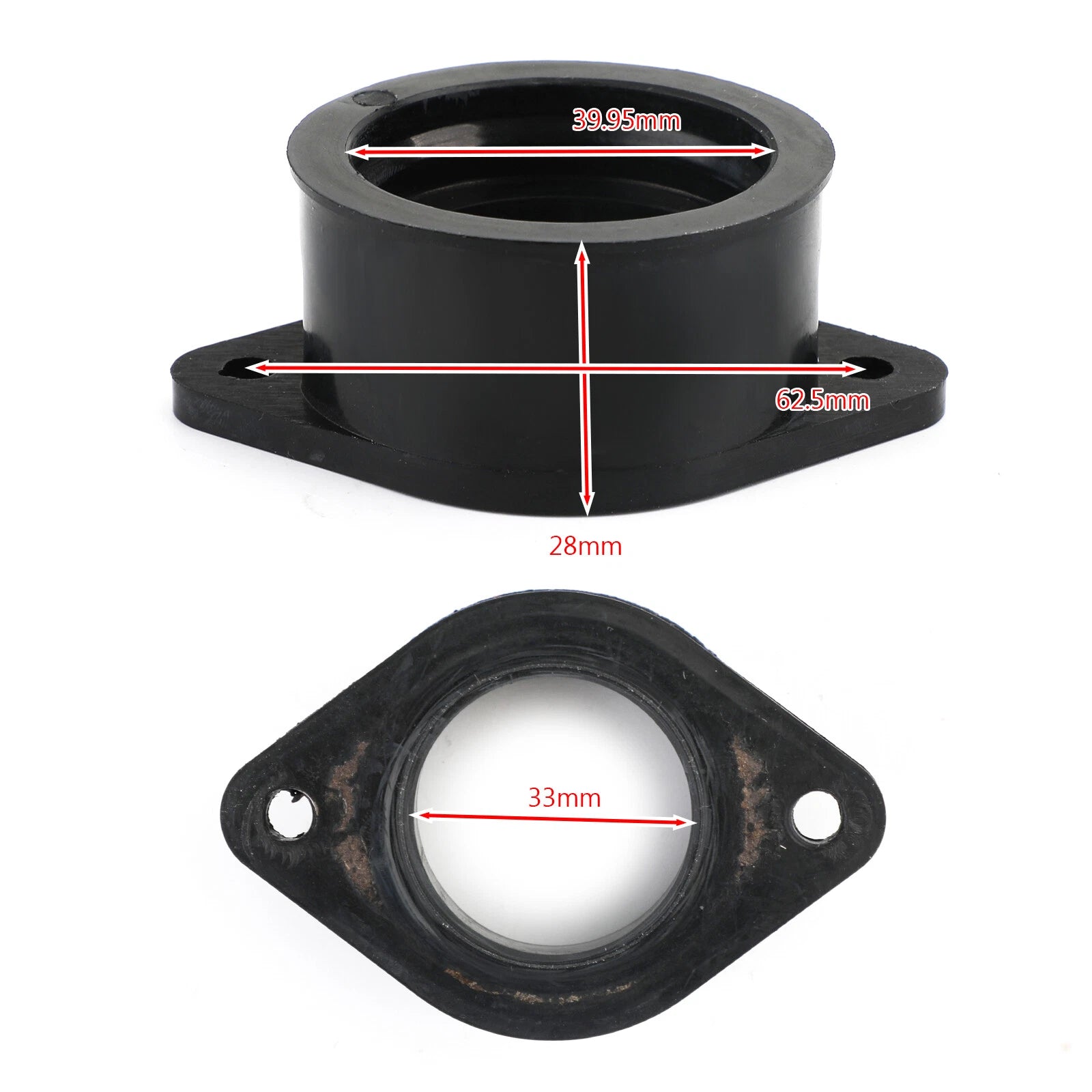 Set of 2 Carburetor Holders for Kawasaki KZ440/KZ440 LTD (1980–1983) 16065-1027