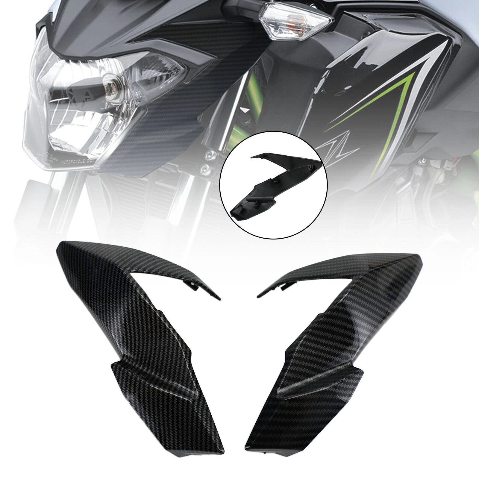 ABS Headlight Panel Cover for Kawasaki Z650 (2017–2019) T9