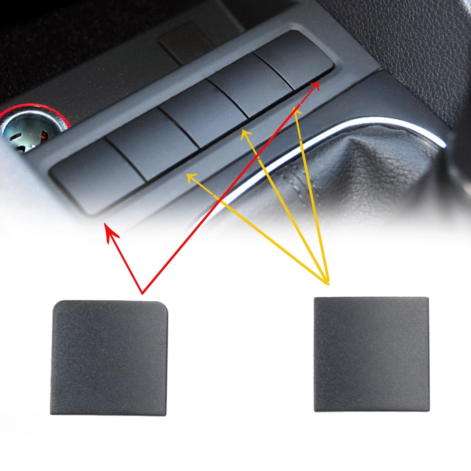 2X Dummy Switch Covers for Multiple Vehicles