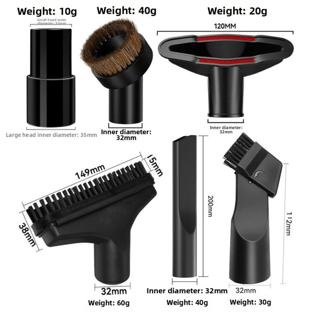 7 Pieces Vacuum Cleaner Attachment Set for Midea Models (32-35mm)