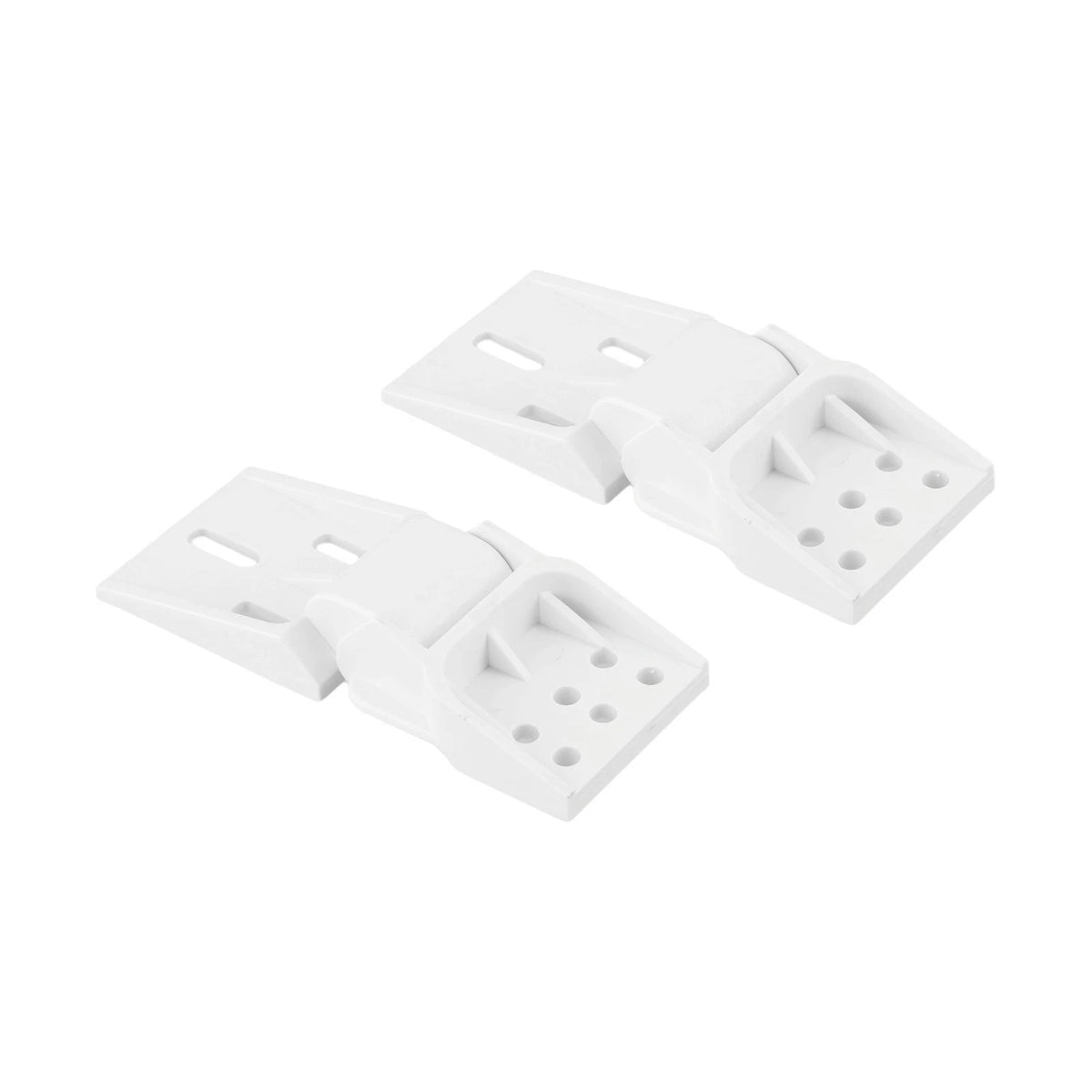 2X Plastic Hinges for Chest Freezers (Adjustable Opening Angle)