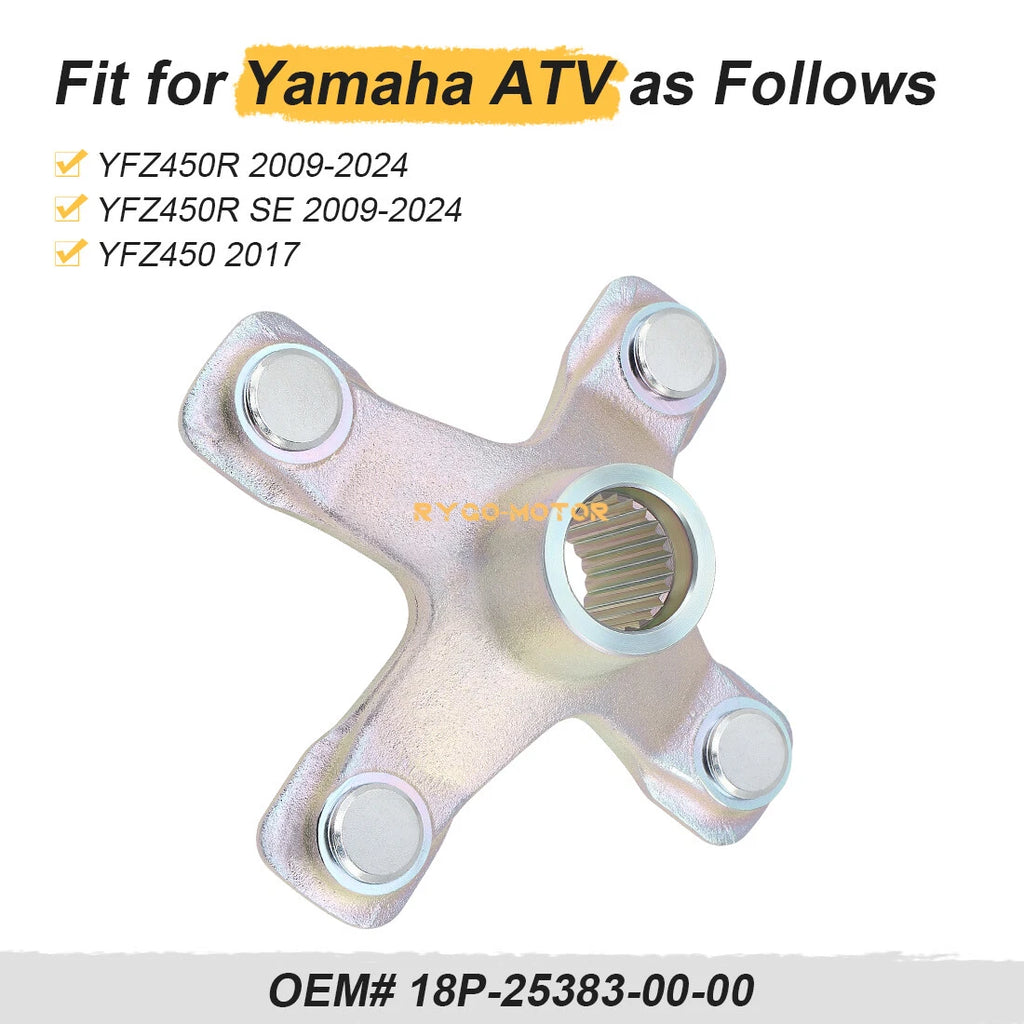 Rear Wheel Hub for Yamaha YFZ450R YFZ450RSE (2009–2024) 18P-25383-00-00