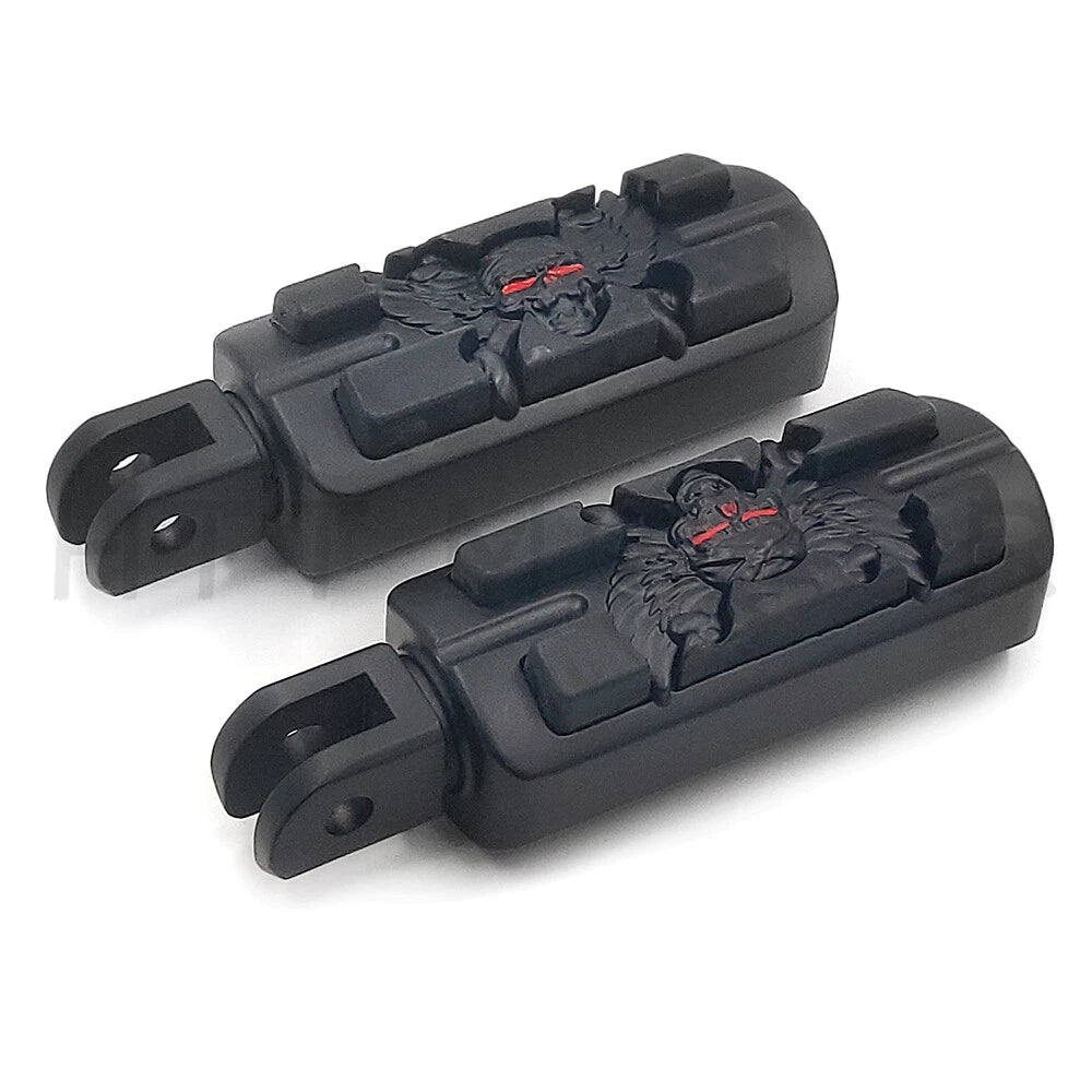 Pirate Skull Footpegs for Harley FXBB FXBR FXBRS FXLR (2018–2023)