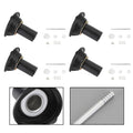 4X Carburetor Plunger Diaphragm Repair Kit for Yamaha XJR400 (1993–2000) T9
