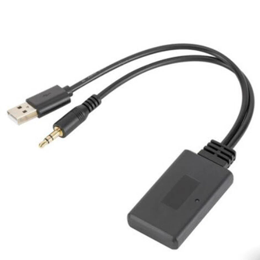 Bluetooth 5.0 AUX Speaker Adapter for Car USB + 3.5mm Jack Stereo Audio