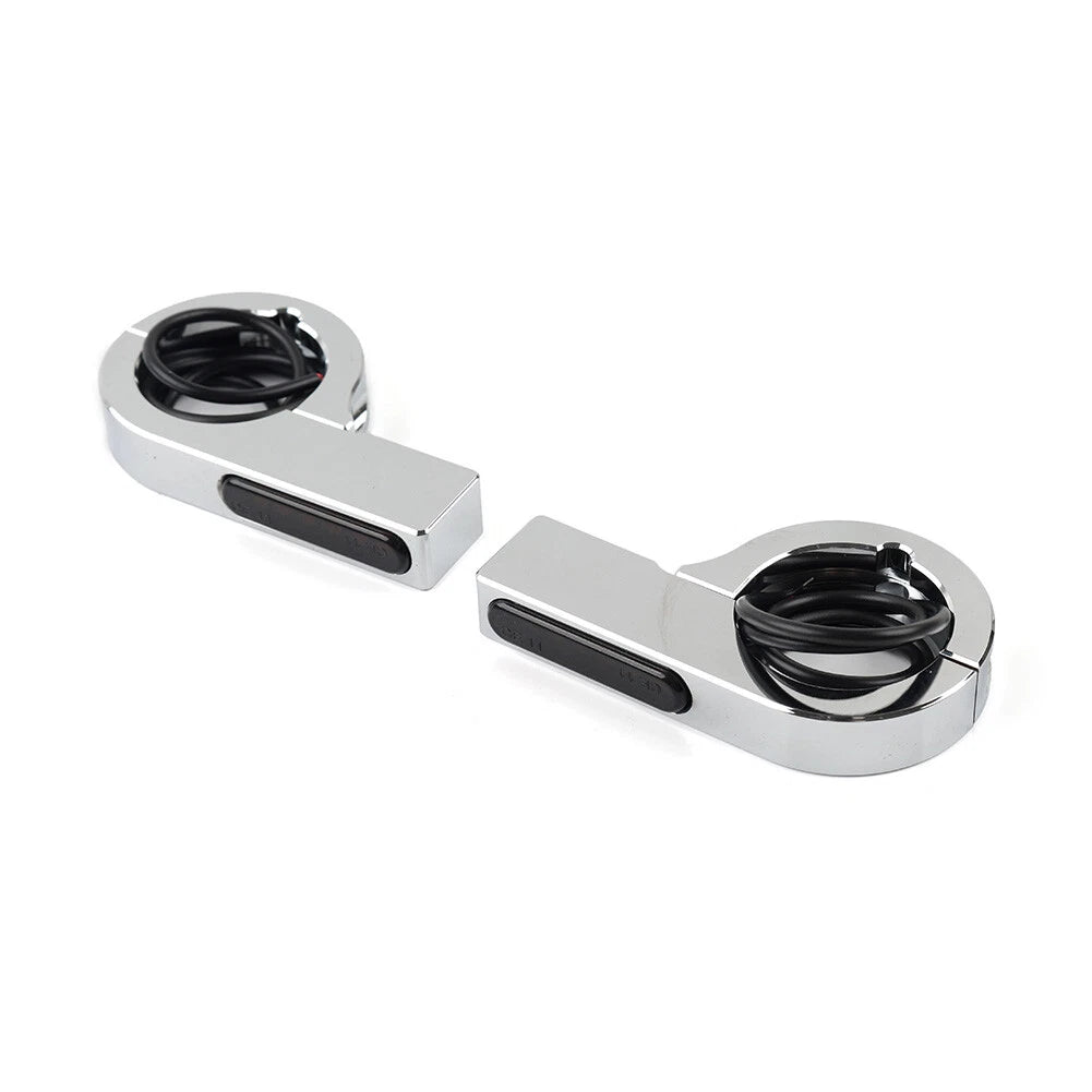 Chrome LED Turn Signal Light for Harley Touring (2014–2023)