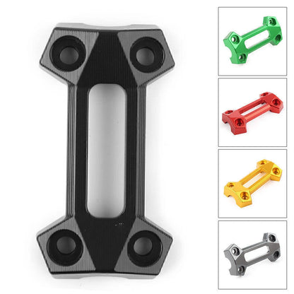CNC Aluminum Front Handlebar Riser Clamps Kit for Kawasaki Z900 (2017–2022)