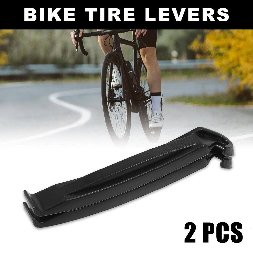 2pc Tire Repair Tool Lever Set for Bicycle Small Nylon Tyre (Black)
