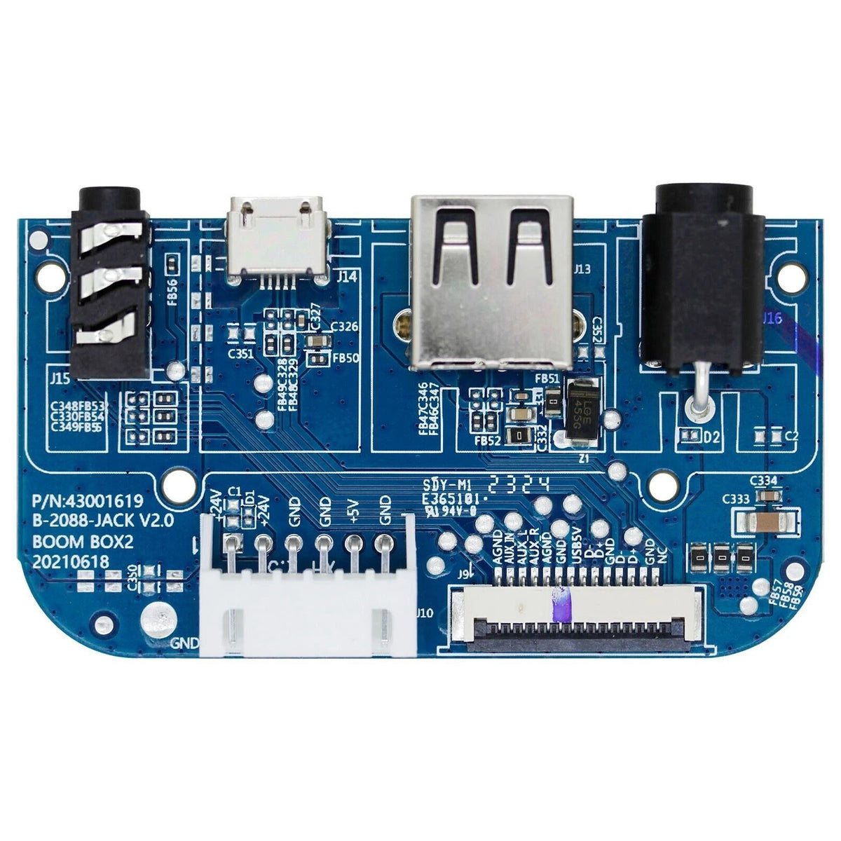 USB Charging Port Board Dock Audio Jack for JBL Boombox 2 (ND Version)