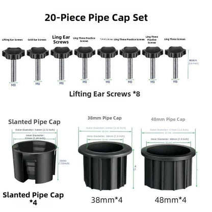 Umbrella Stand Sleeve Adapter with Reducer Rings for Outdoor Use
