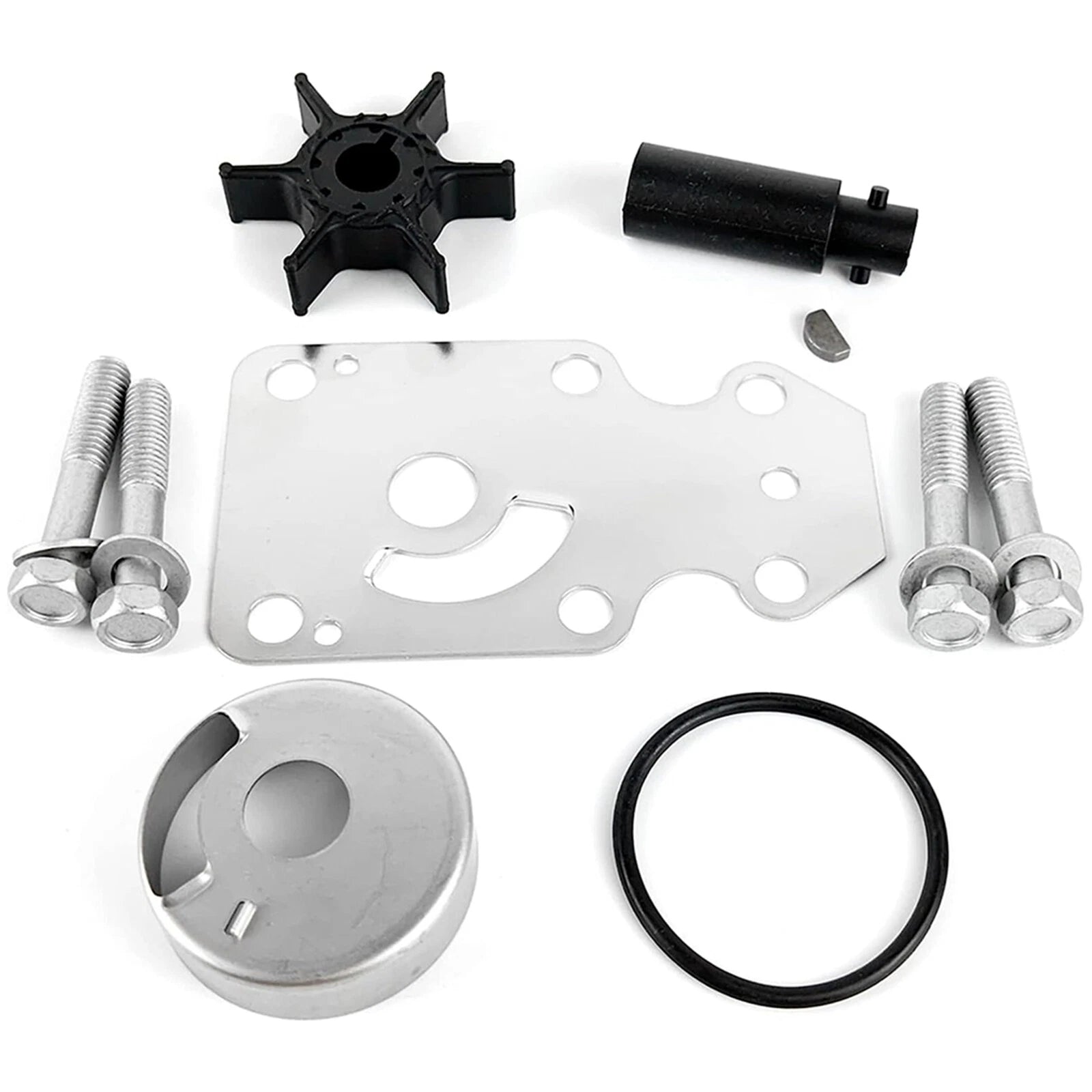 Water Pump Repair Kit for Yamaha 4 Stroke 6 8 9.9 HP Outboard (68T-W0078-00)