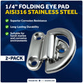 2X Folding Eye Pad for Five Oceans (FO4190-M2)