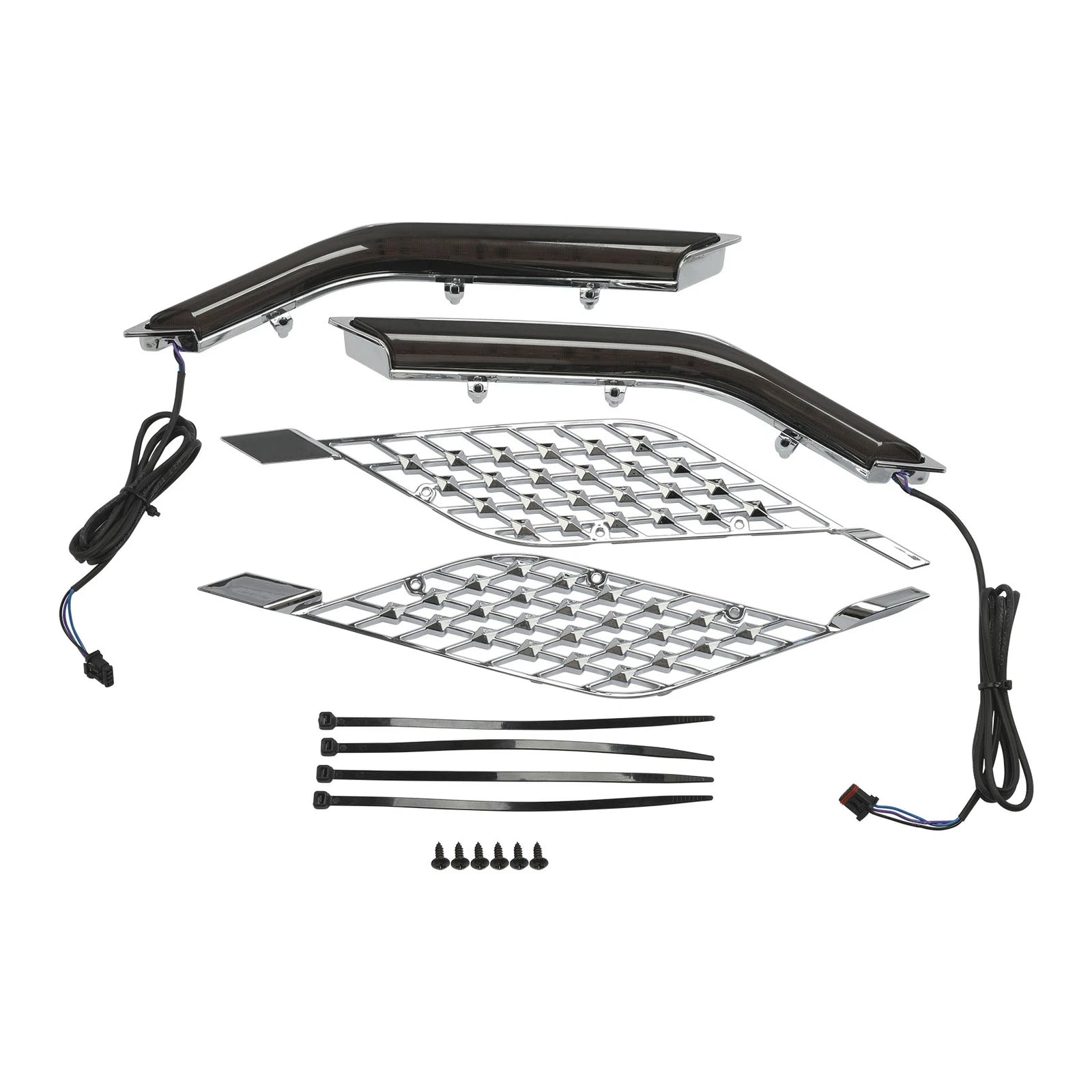 LED Radiator Grill Panel Lights for Honda Goldwing GL1800 (2018–Present)