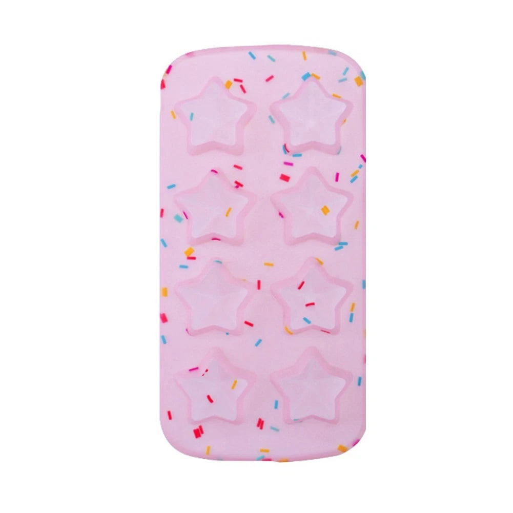 Silicone Star Ice Cube Tray for Beverages and Desserts