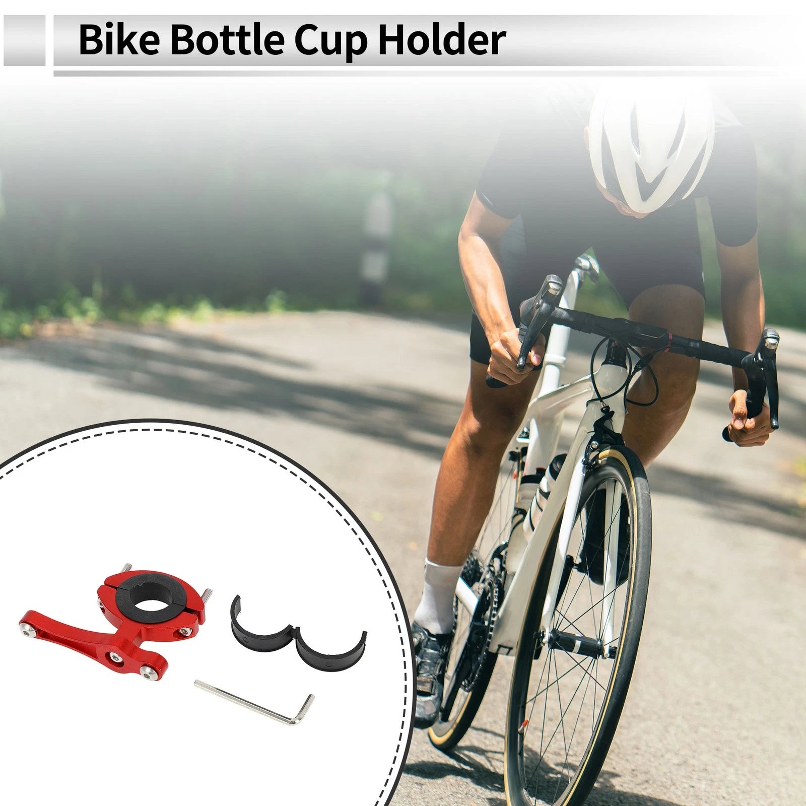 Water Bottle Cup Drink Holder Replacement for Universal Motorcycle Bicycle (Universal)
