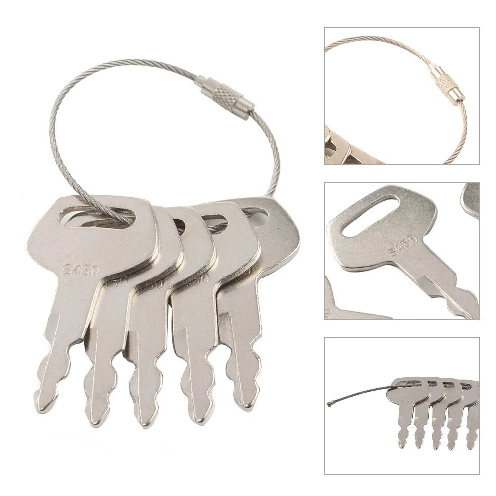 5X Ignition Key #S450 for JCB Excavator (KHR20070)