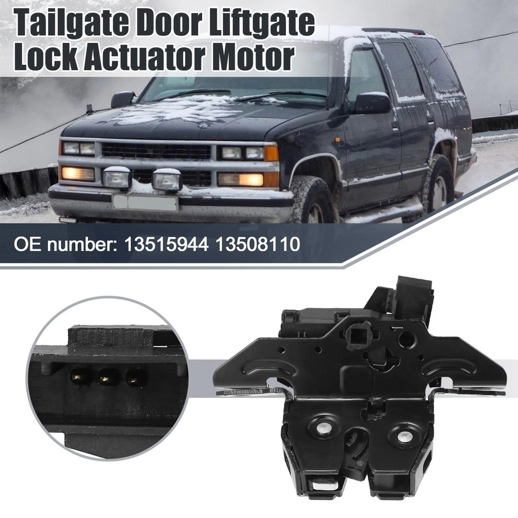 Tailgate Lock Latch Actuator Replacement for Chevy Tahoe Suburban Yukon (2015–2019)