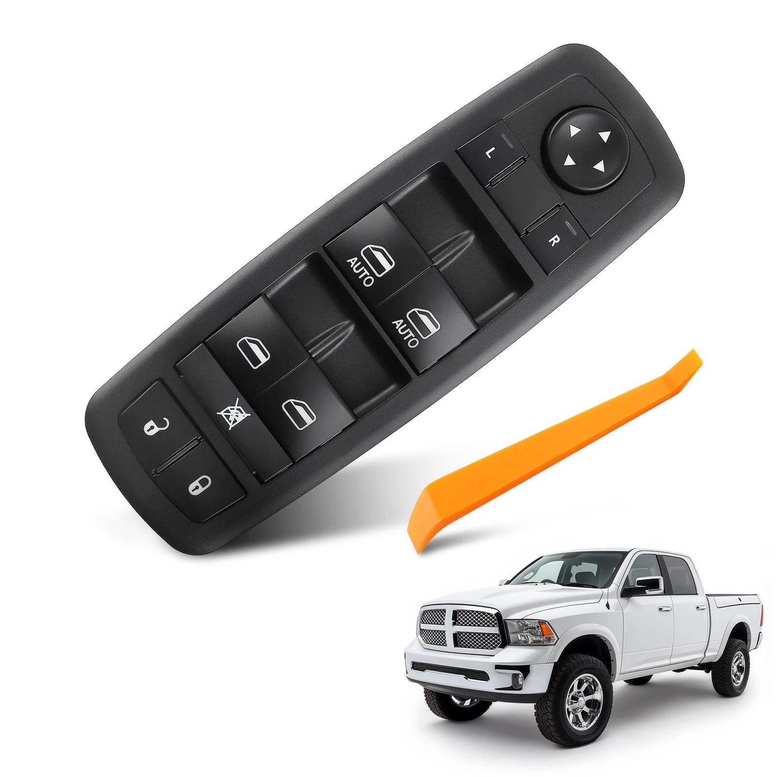 Master Power Window Switch for Dodge Ram 1500 (2009–2012) LH