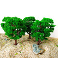 10Pcs Tree Model for HO N Scale Railroads Trains Scenery Layout