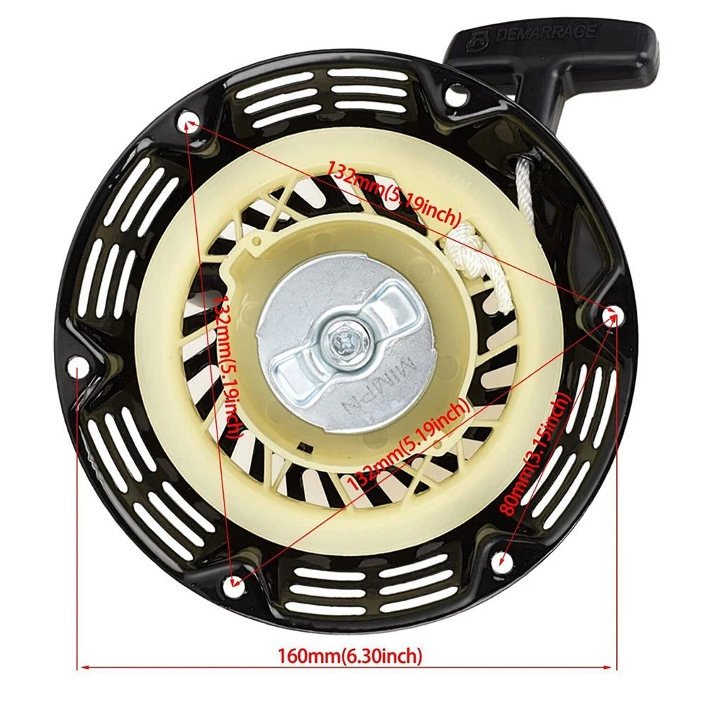 Recoil Pull Starter for Multiple Engine Sizes (Powerful Performance)