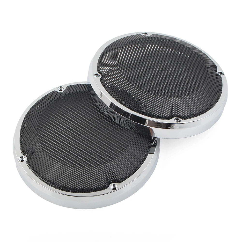 Saddlebag Lid Speaker Grill Mesh Cover for Harley Touring Electra Glide (1983–2020)