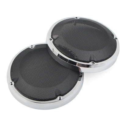 Saddlebag Lid Speaker Grill Mesh Cover for Harley Touring Electra Glide (1983–2020)