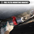 2X Fuel Filter Mounting Bracket Clamp 60mm ID for Universal Fit