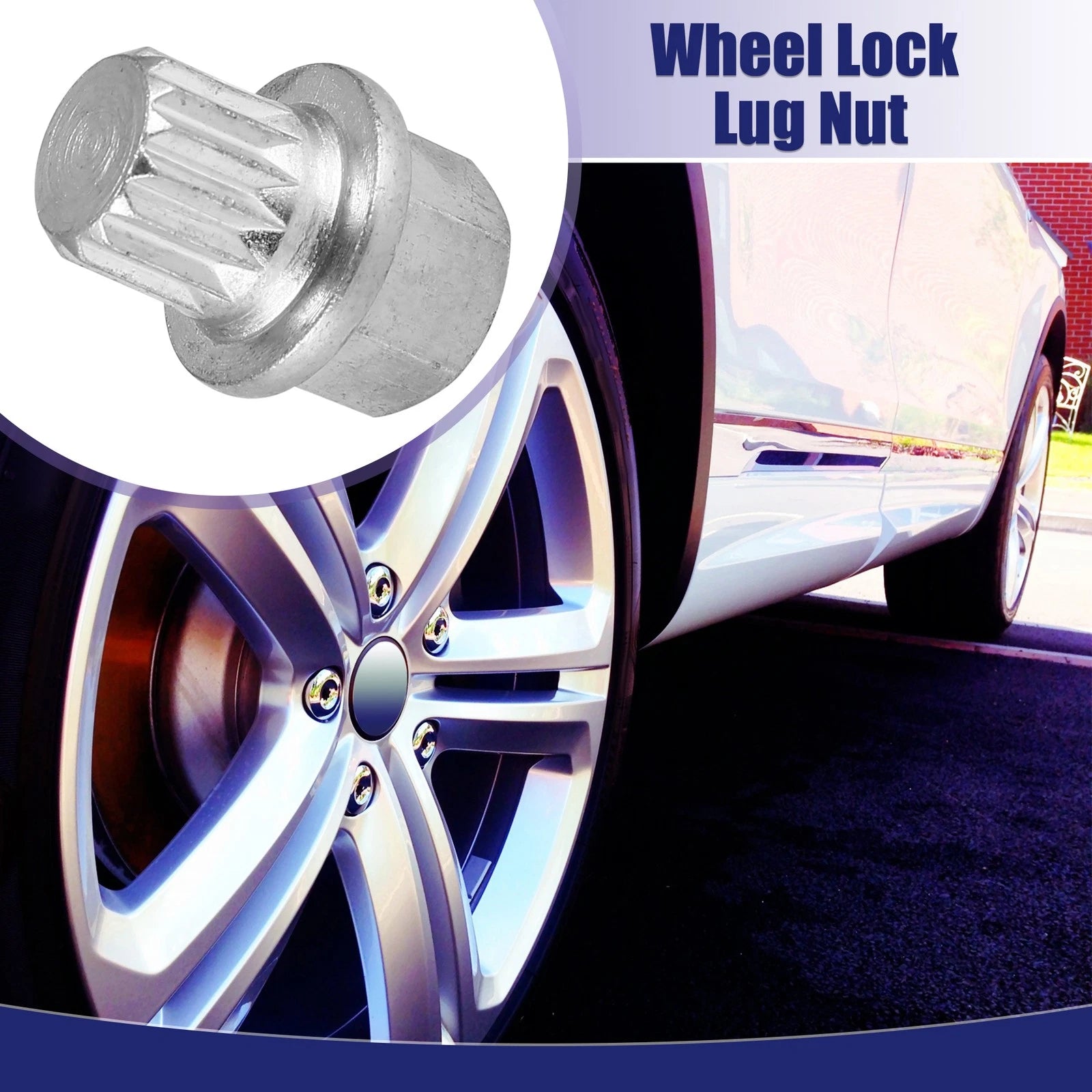 Anti Theft Wheel Lock Lug Nut Removal Key for VW (2000–2010)