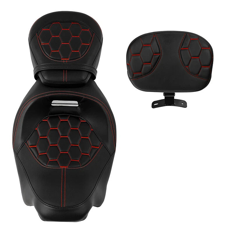 Driver Passenger Seat Backrest for Harley CVO Street Road Glide (2009–2023)
