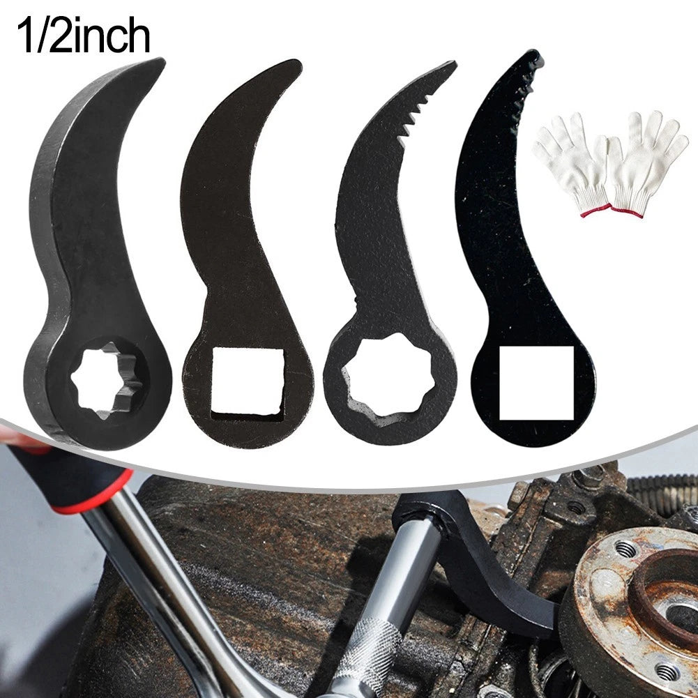 2Pcs Pry Bar Wrench Adaptor Head for Prying and Disassembly Tasks