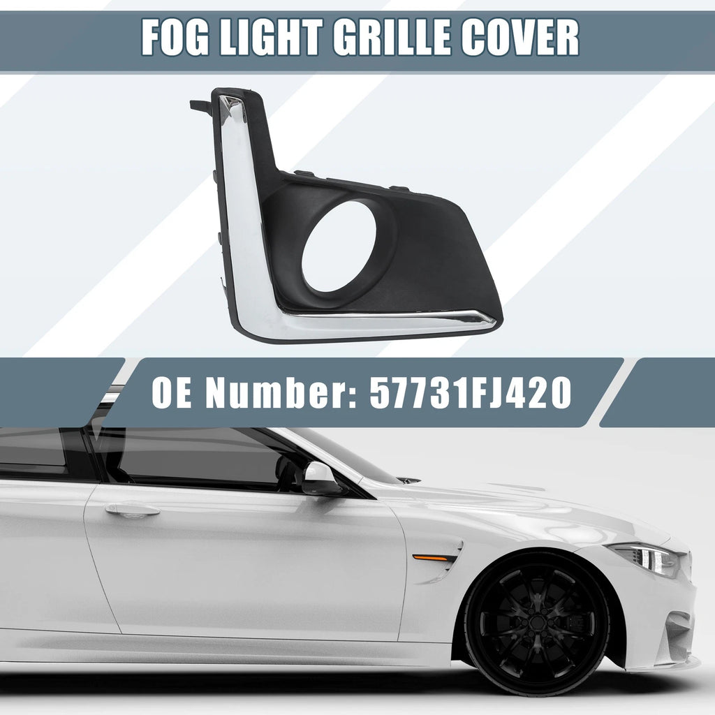 Front Right Fog Light Grille Cover Trim Replacement for Subaru XV Crosstrek (2012–2017)