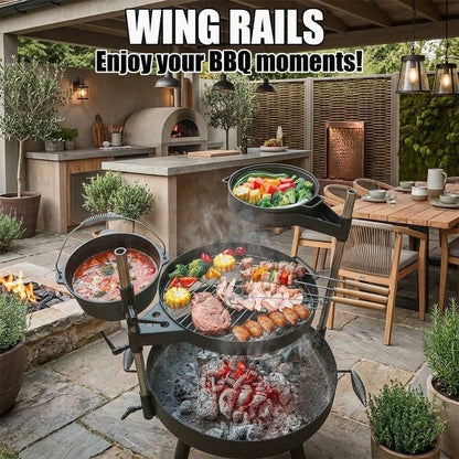 Stainless Steel Chicken Wing Rack for BBQ Grill (Consistent Results)