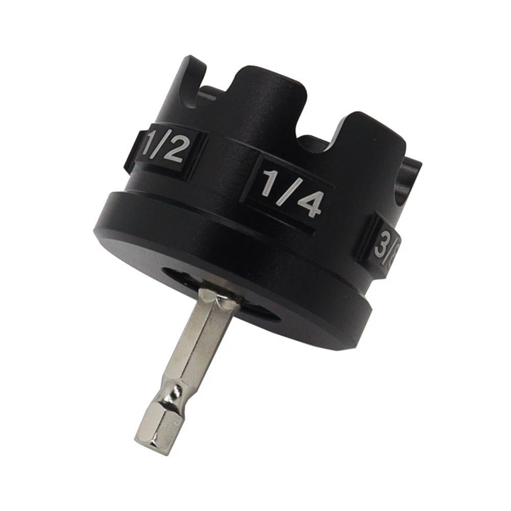 Nut Driver Adapter for Electric Drills (Fits 1/4, 3/8, 1/2 Threaded Rods)