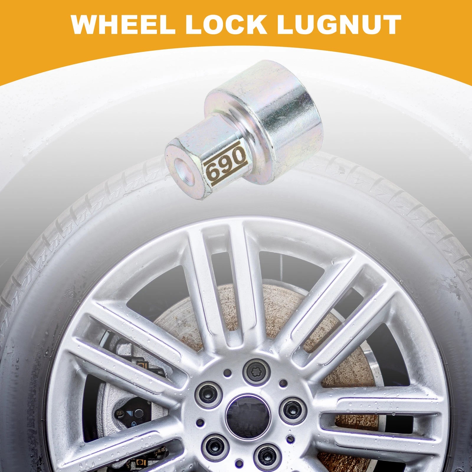 Wheel Lock Lugnut Antitheft Key Socket for BMW Mini Cooper (2002–2023)