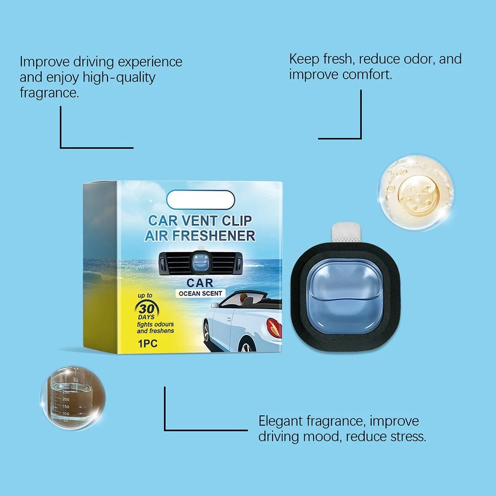 Cleansing Aroma Fresheners for Universal Car Vent (Fits Most Models)