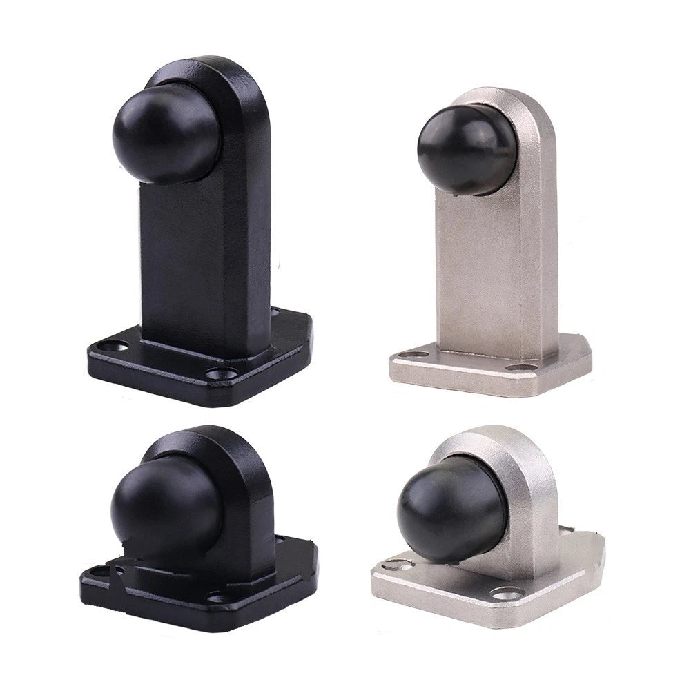 Heavy Duty Door Stop with Rubber Shock Absorption for Bathroom Doors